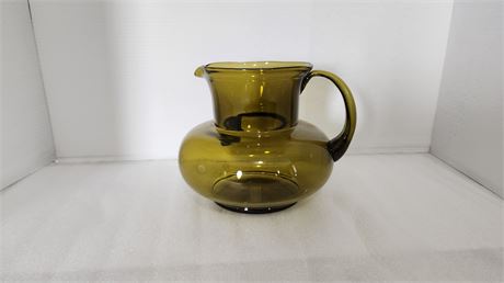 Green pitcher Made in Mexico