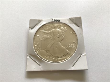 1990 Walking Liberty Silver Dollar - Silver