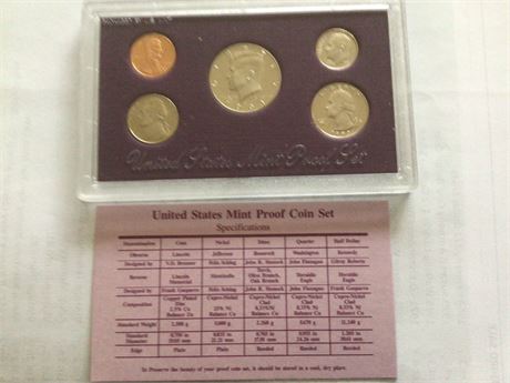 1993 United States Mint Proof Set