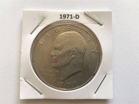1971 D Eisenhower Dollar Coin