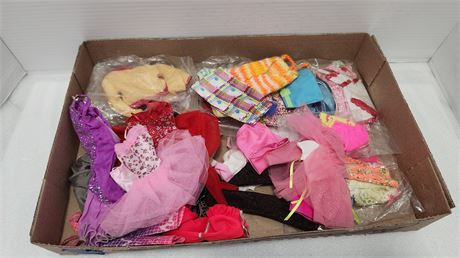 Lot Of Barbie Clothes