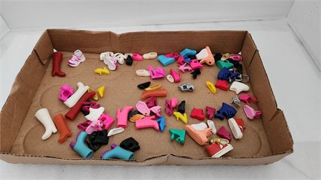 Lot Of Barbie Shoes