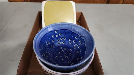 Bowls & Strainer