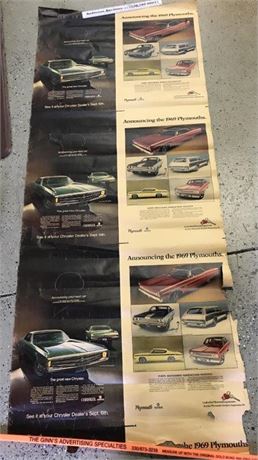 1969 Plymouth Catalog Press  Sheet