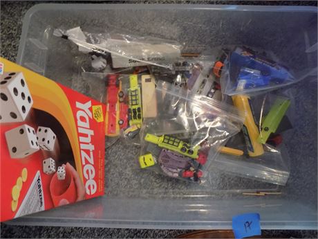Toy Cars and Game Lot