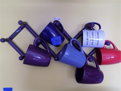 Kitchen Mugs and rack