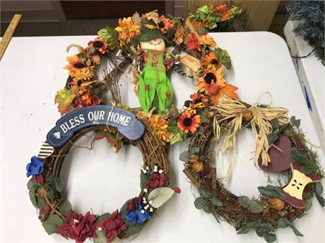 3 Misc. Wreaths (#2)