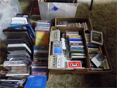 DVDs and Cassetts