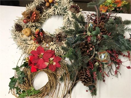 3 Misc. Wreaths (#4)