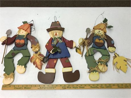 3 Scarecrow Deco