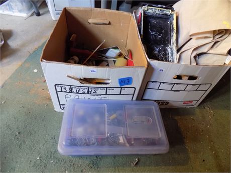 Paint Supplies and Sand paper