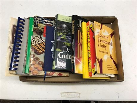 Flat of Cooking & Religion Books