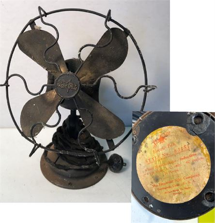 Vintage Star Rite Brass Fan