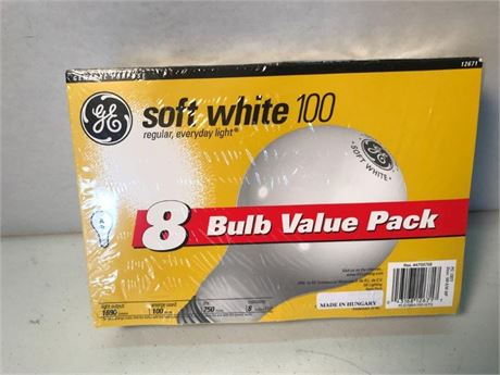 8 Pack Soft White 100W Bulbs (#2)