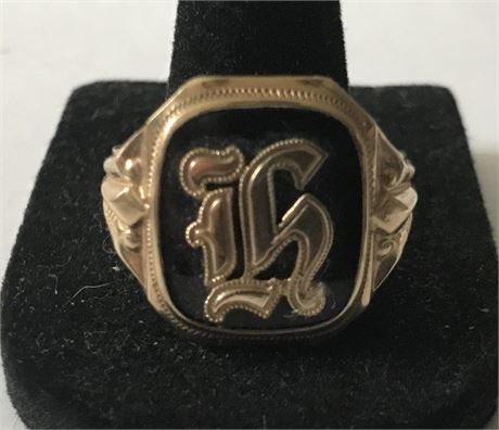 Stamped OB 10K Size 9.75 Ring