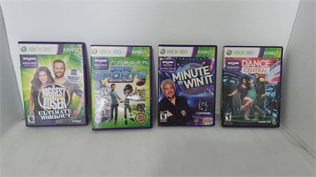 XBOX 360 Kenect Games