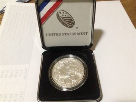 2015 March of Dimes Silver Dollar - Uncirculated 90% Silver