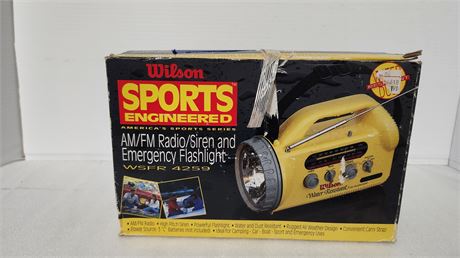 Wilson Sports AM/FM Radio & light