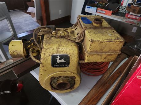 John Deere Motor. Model H50 65283H Spins & Has Compression