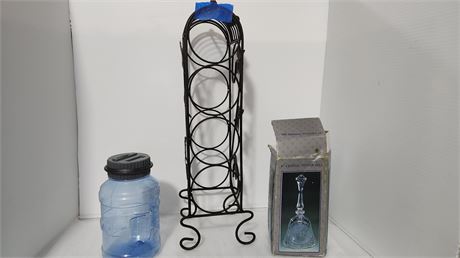 Bell & Wine Rack & Bank