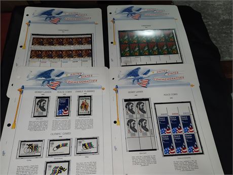 Commemorative US Mint Stamps