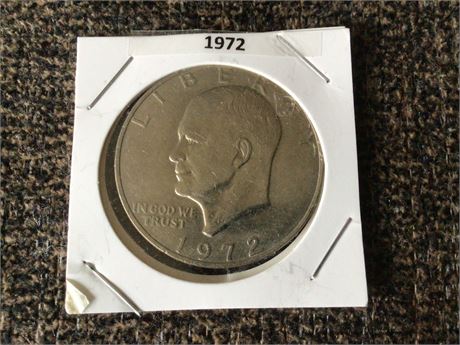 1972 Eisenhower Dollar Coin