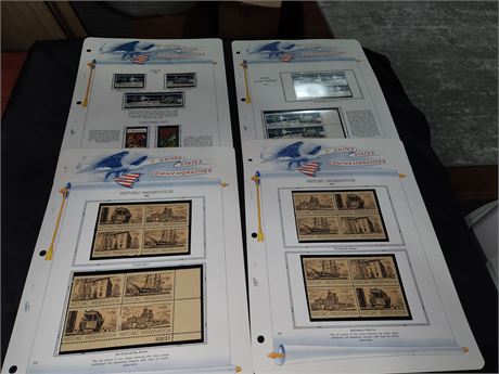 Commemorative US Mint Stamps