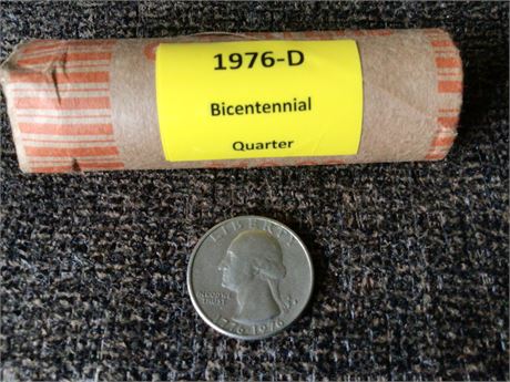 One Roll Bicentennial Quarters
