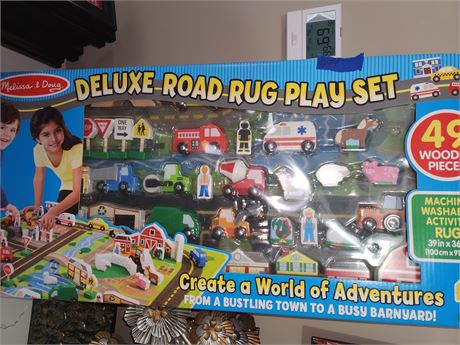 Melissa & Doug Deluxe Road Rug Play Set