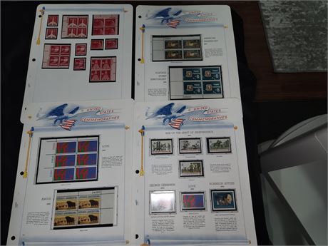 Commemorative US Mint Stamps