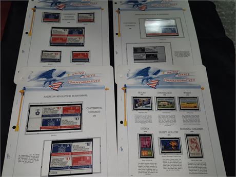 Commemorative US Mint Stamps