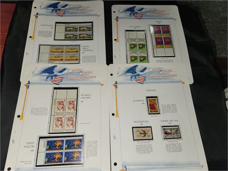 Commemorative US Mint Stamps