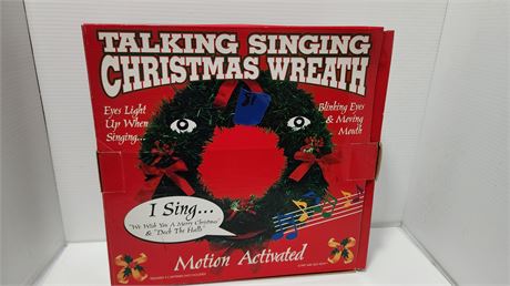 Motion Activated Talking Wreath