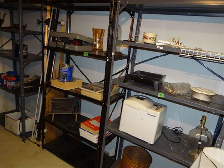 Contents of shelves