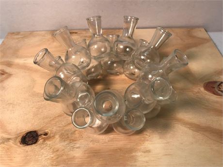 Glass Flask Wreath