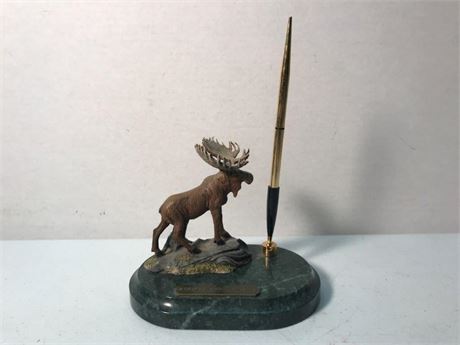 Moose Themed Pen Holder