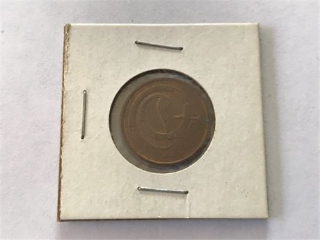1971 Ireland 1/2P Coin