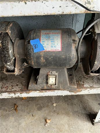 6" Bench Grinder, Chicago Tool