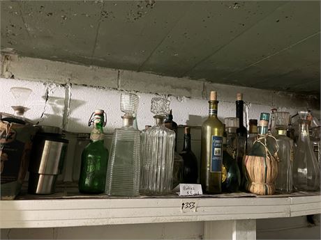 Liquor Bottle Shelf lot