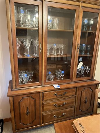 Vintage MCM Stanley China Cabinet