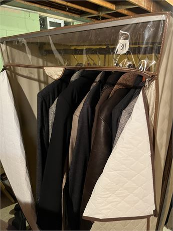 Men's Clothing Lot, Suits, Coats