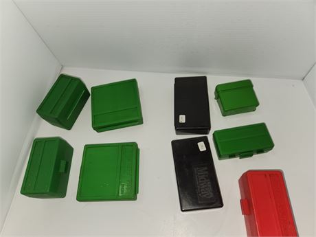 Empty Plastic Ammo Cases