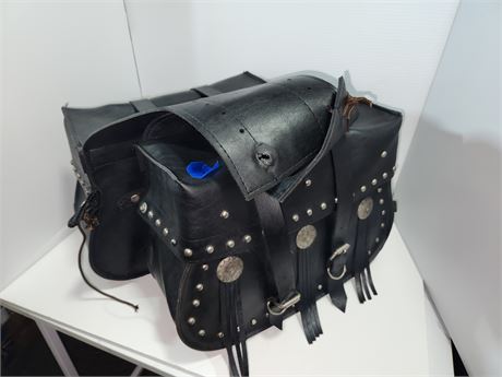 Leather Saddle Bags