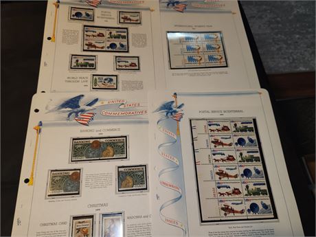 United States Commemorative Mint Collectable Stamps
