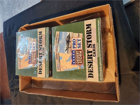 Lot Of New Desert Storm Trading Cards