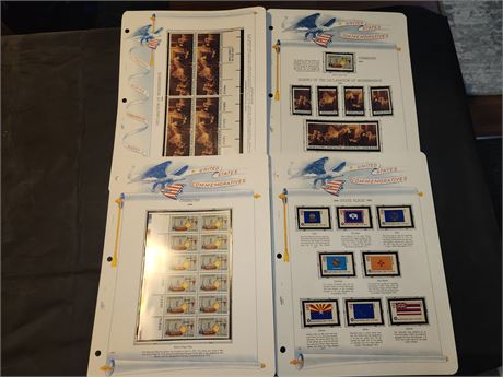 United States Commemorative Mint Collectable Stamps