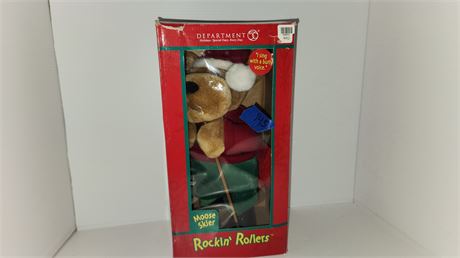 Dept 56 Rockin Rollers Moose Skier