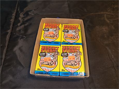 Flat Of Desert Storm Collectable Trading Cards