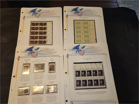 United States Commemorative Mint Collectable Stamps