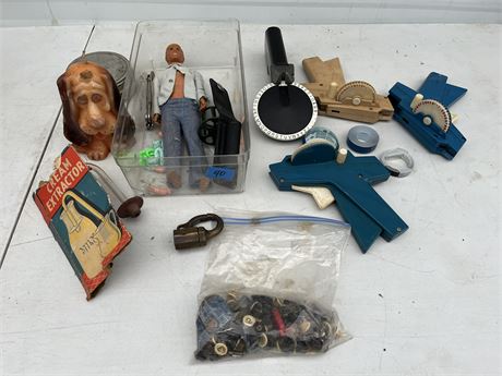Misc Lot, Ken Doll, Lable Makers